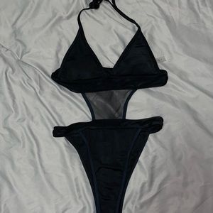 Black One Piece Bathing Suit